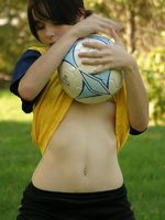 amateur teen playing soccer!