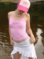 sexy teen with pink cap