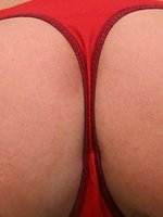 teen erica wearing tight red panties
