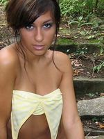 raven riley being sexy while hiking