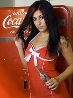 very sexy raven with some coke