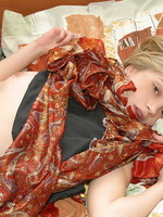 teen looks sexy in bed